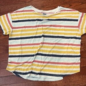 Striped Shirt - Yellow, Pink, Blue
